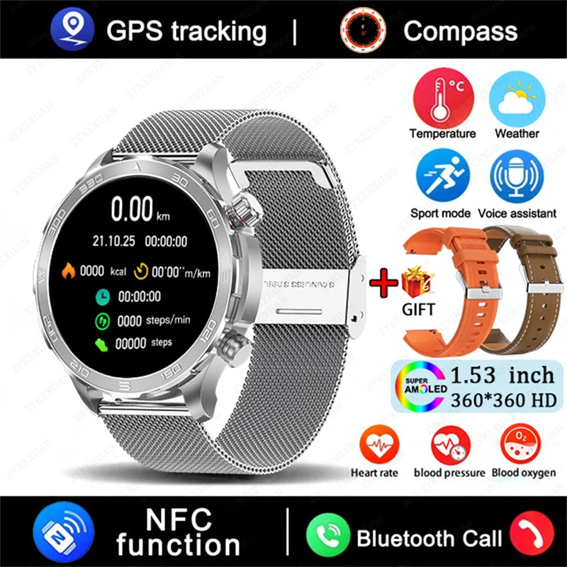 TacVertex Pro GPS AMOLED Smartwatch
