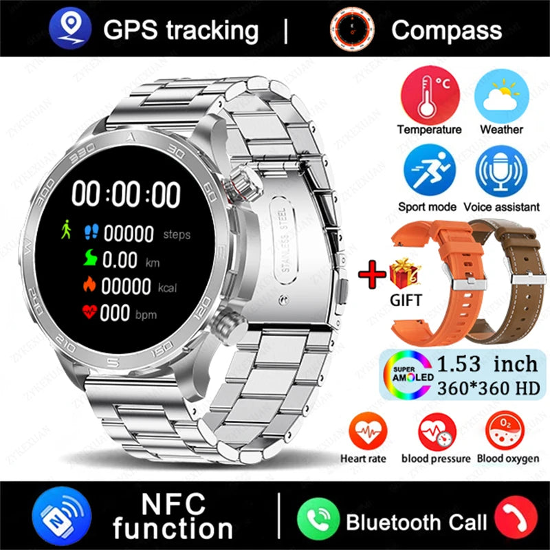 TacVertex Pro GPS AMOLED Smartwatch