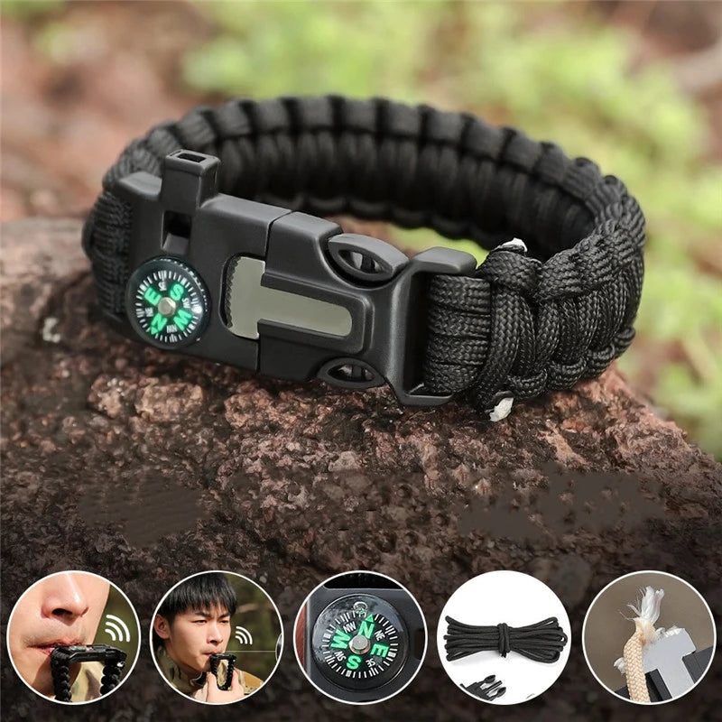 TacVertex Tactical Survival Paracord Bracelet