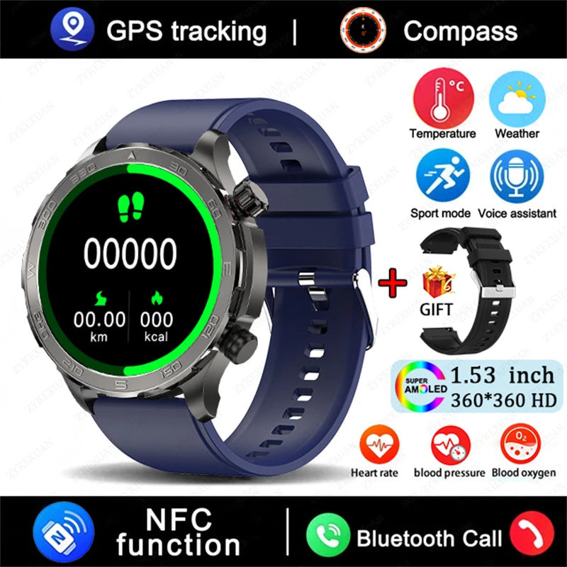 TacVertex Pro GPS AMOLED Smartwatch