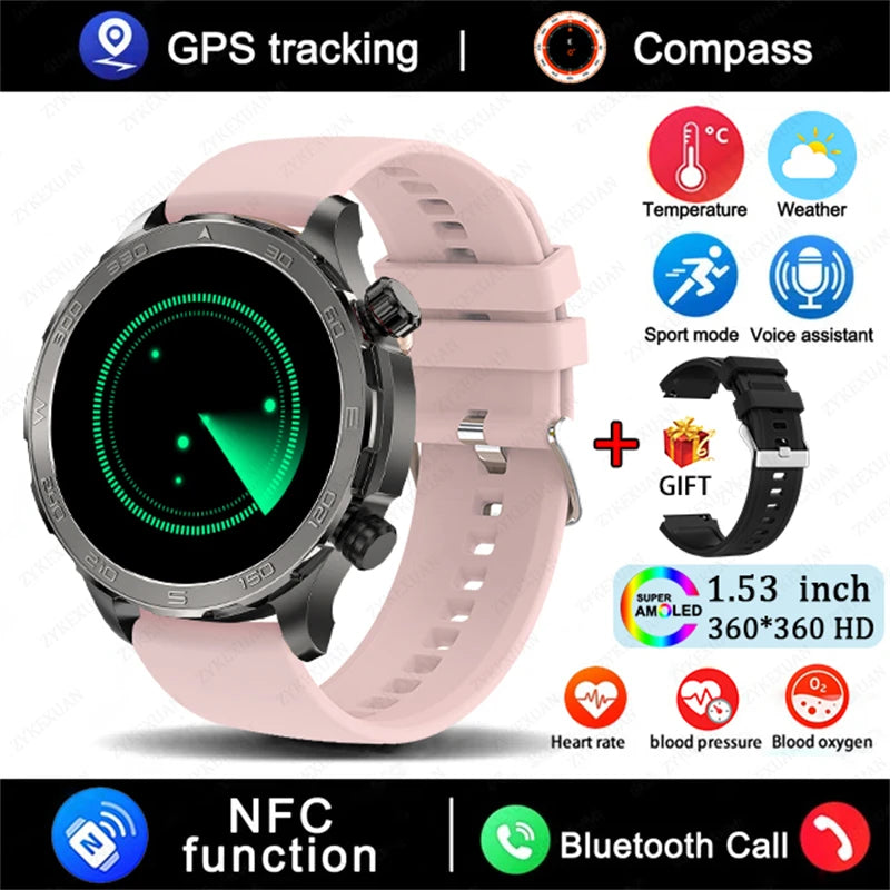 TacVertex Pro GPS AMOLED Smartwatch