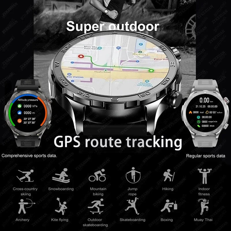 TacVertex Pro GPS AMOLED Smartwatch