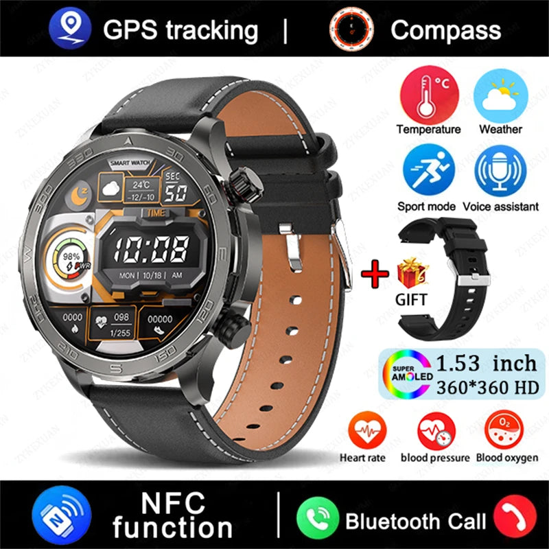 TacVertex Pro GPS AMOLED Smartwatch