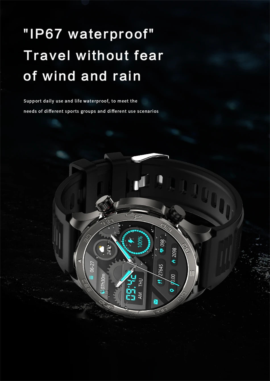 TacVertex Pro GPS AMOLED Smartwatch