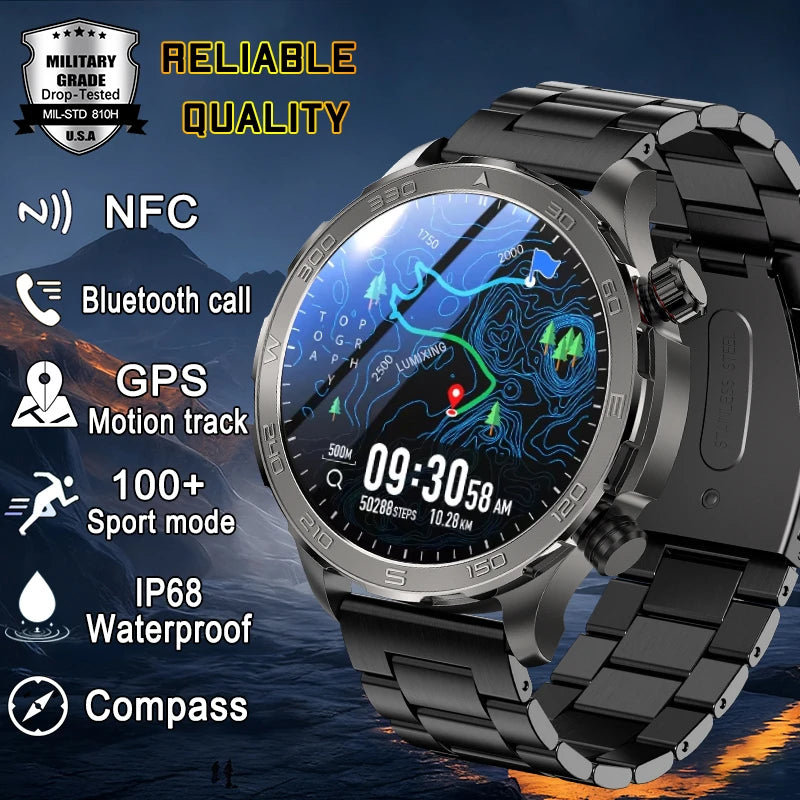 TacVertex Pro GPS AMOLED Smartwatch
