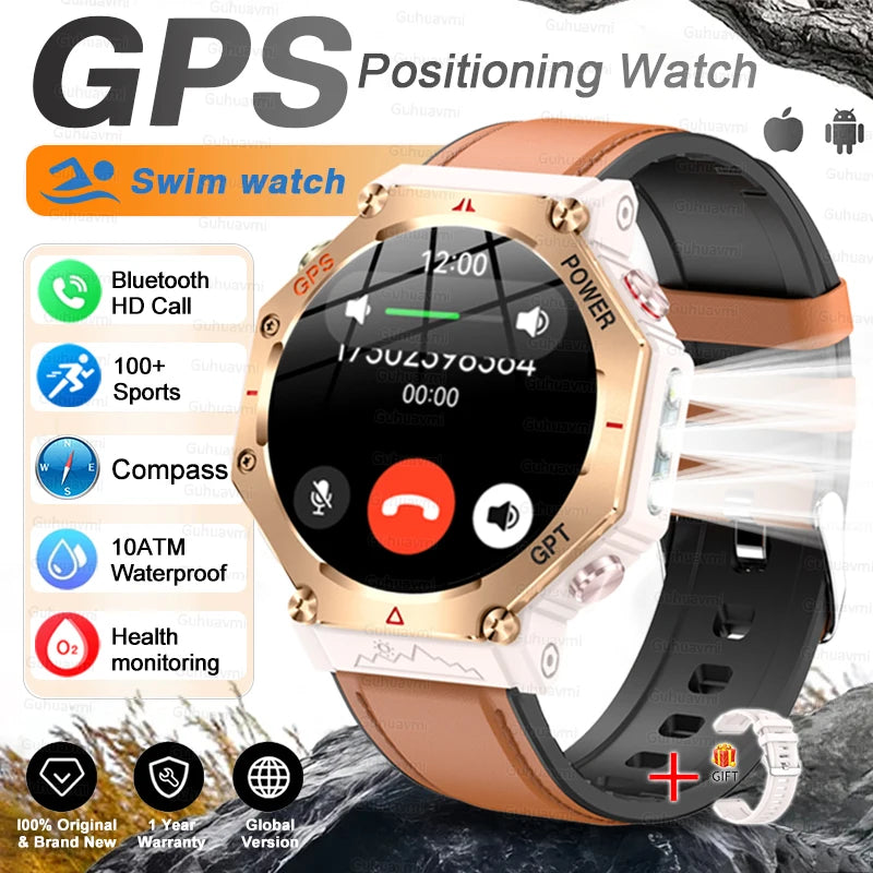 TacVertex T-Rex 3 Ultra Military GPS Smartwatch