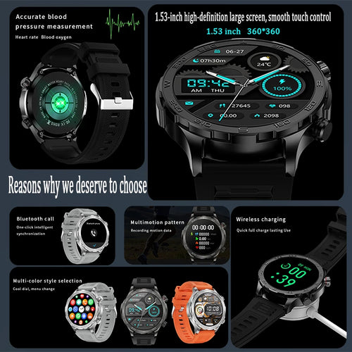 TacVertex Pro GPS AMOLED Smartwatch