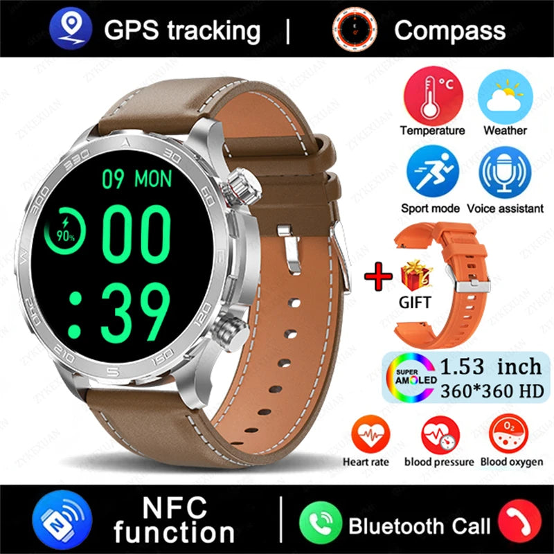TacVertex Pro GPS AMOLED Smartwatch