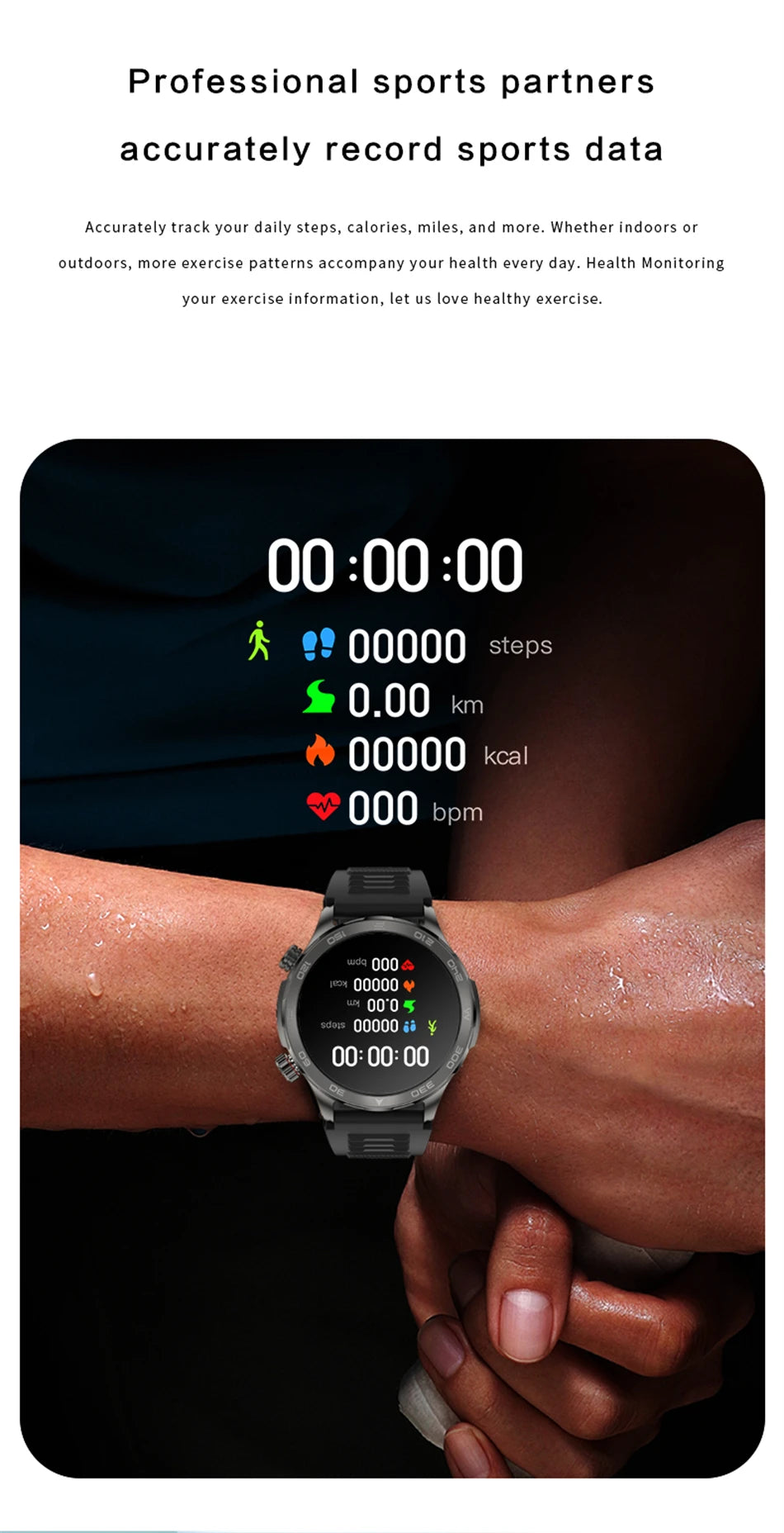 TacVertex Pro GPS AMOLED Smartwatch