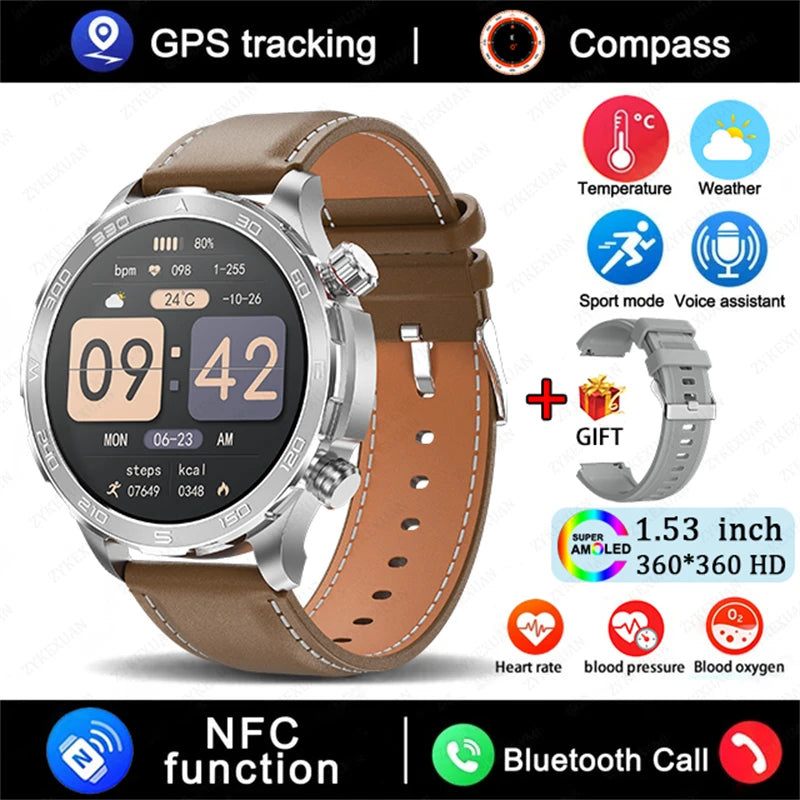 TacVertex Pro GPS AMOLED Smartwatch